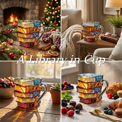 🎄🎁【Christmas Gift 】A Library in Cup📚 3D Painting Book Mug