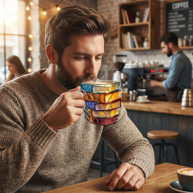 🎄🎁【Christmas Gift 】A Library in Cup📚 3D Painting Book Mug
