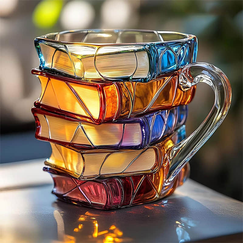 🎄🎁【Christmas Gift 】A Library in Cup📚 3D Painting Book Mug