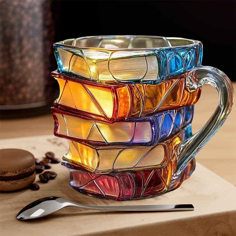 🎄🎁【Christmas Gift 】A Library in Cup📚 3D Painting Book Mug