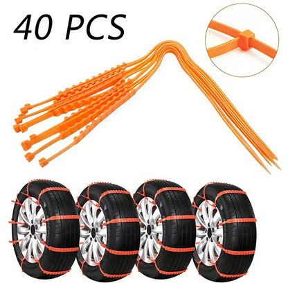 🔥2025 Winter Hot Sale🔥Universal Reusable Anti-skid Tire Chains