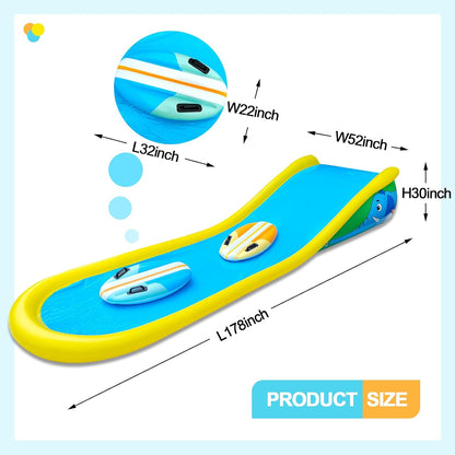 💦Backyard Inflatable Water Slide for Kids Play