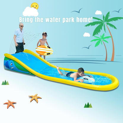 💦Backyard Inflatable Water Slide for Kids Play