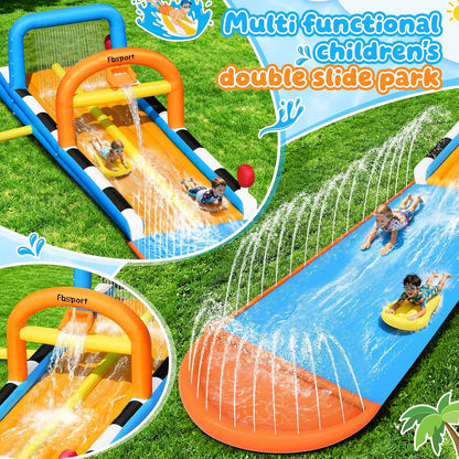 💦Backyard Inflatable Water Slide for Kids Play