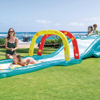 💦Backyard Inflatable Water Slide for Kids Play