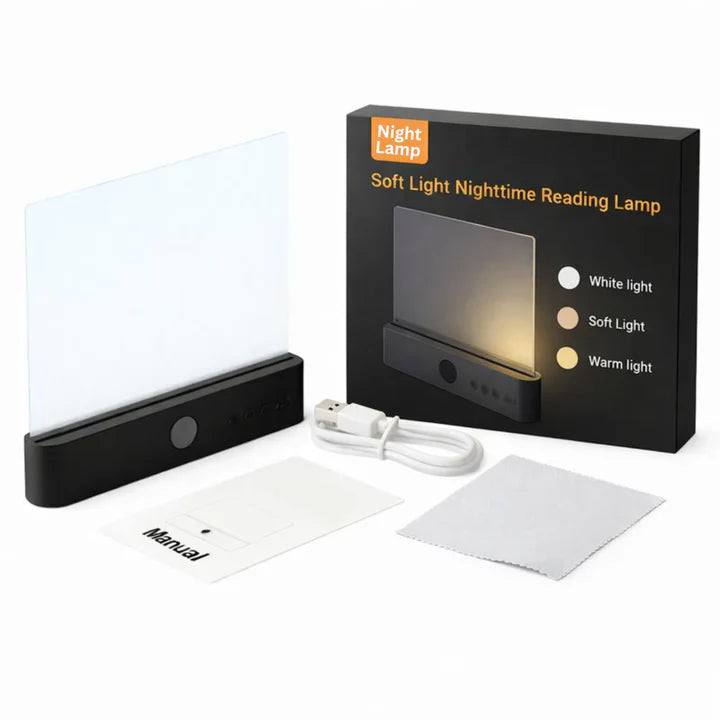 🛋️Night Reading Lamp with Soft, Eye Comfort Light