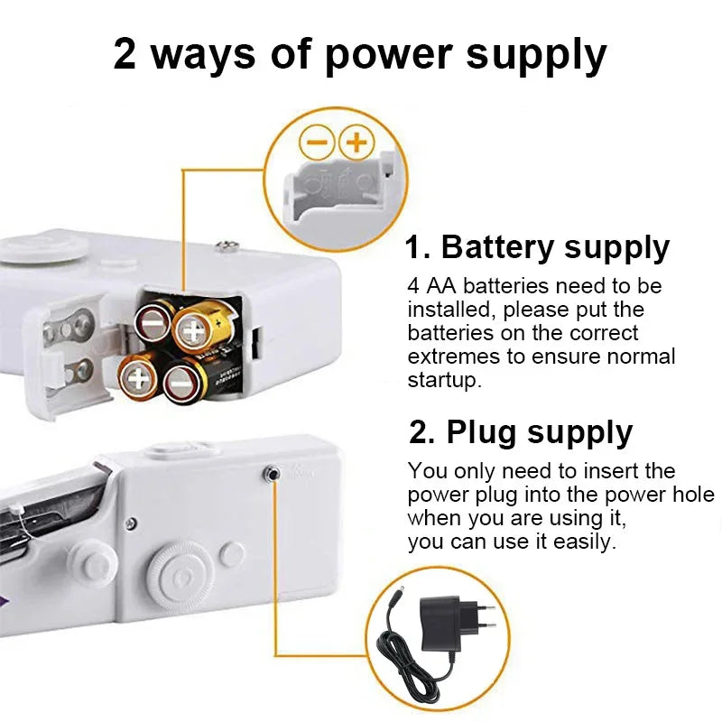 Portable Handheld Electric Sewing Machine