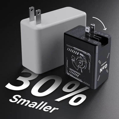 GaNPro 120W Retractable Fast Charger Cube