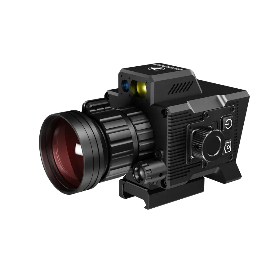 ✅DTS642 Clip-on Thermal Imager, 640X512 Resolution, 4 Pseudo-Color Modes, WiFi Connected, Shockproof Tactical Monocular Reticle for Hunting 🎯