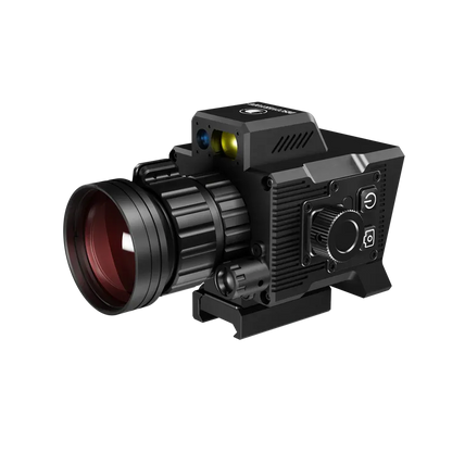 ✅DTS642 Clip-on Thermal Imager, 640X512 Resolution, 4 Pseudo-Color Modes, WiFi Connected, Shockproof Tactical Monocular Reticle for Hunting 🎯