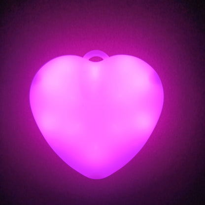Love Wallet Tote Bag Touch Sensing Light Leather Handbag with Chain Strap for Women Heart-Shaped Illumination Functional & Stylish Accessory
