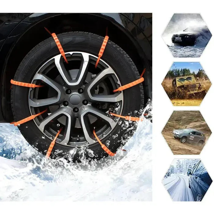 🔥2025 Winter Hot Sale🔥Universal Reusable Anti-skid Tire Chains