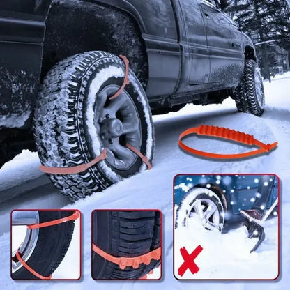 🔥2025 Winter Hot Sale🔥Universal Reusable Anti-skid Tire Chains