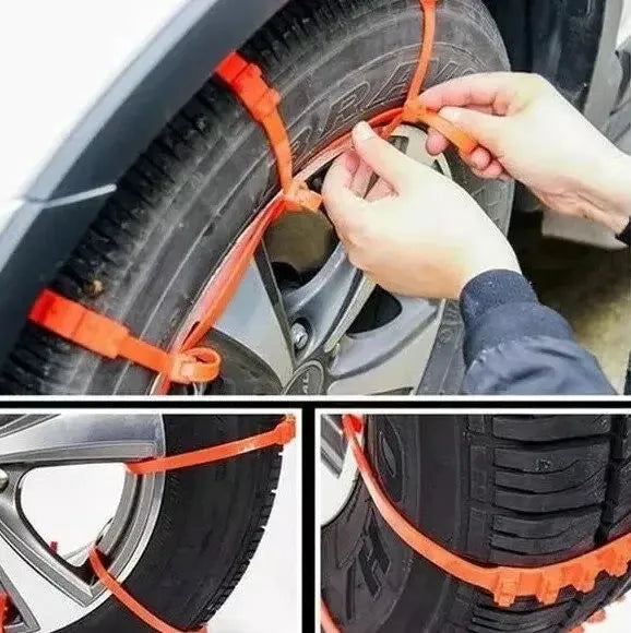 🔥2025 Winter Hot Sale🔥Universal Reusable Anti-skid Tire Chains