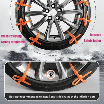 🔥2025 Winter Hot Sale🔥Universal Reusable Anti-skid Tire Chains